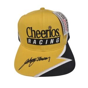 Checkered Flag Cheerios Racing‎ Hat Johnny Benson NASCAR #26 Adjustable